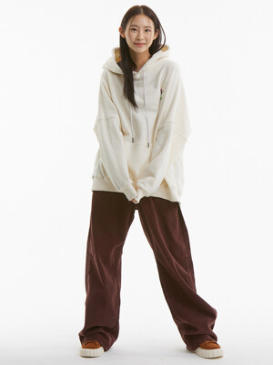 UP-361 와이드 코듀로이팬츠 브라운_WIDE CORDUROY PANTS BROWN