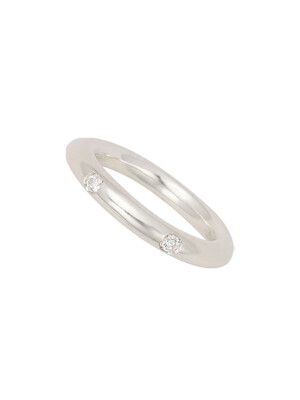 Thin sparkle ring(silver)