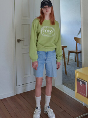 Lossy Rope Round Sweatshirt Olive