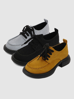 Chunky lace up loafer (3colors)