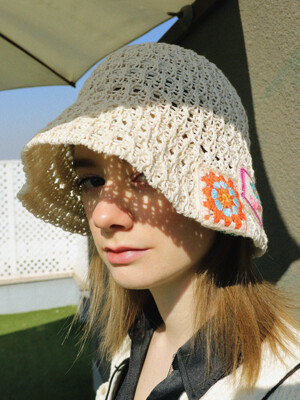 [NEW 컬러추가]FLOWER NET BUCKET HAT(10COLOR)