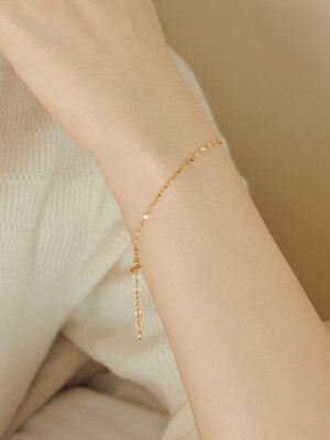 NIN 18K Gold Bracelet (925SV)