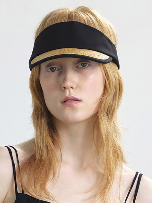 SUN VISOR / RATTAN / BLACK