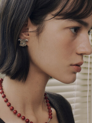 Transparent Rose Earrings
