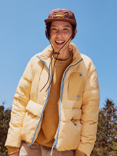 아우터,아우터,아우터,아우터,아우터,아우터 - 코닥 어패럴 (KODAK Apparel) - 트립 경량 덕다운 자켓 우먼 YELLOW