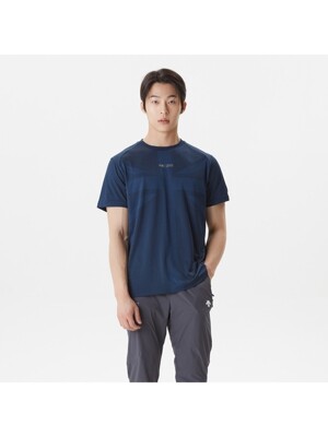 [데상트 공식] BTF 팀 자카드 반팔 티셔츠 SP221ITS41