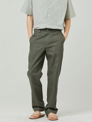 HENRY DENIM TROUSERS_KHAKI