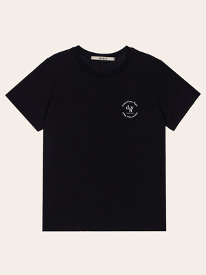 Haus Round T-shirt [Black]