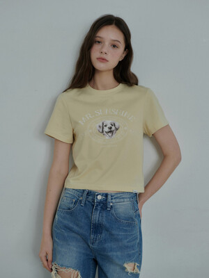 Sunshine Puppy Crop T-shirt