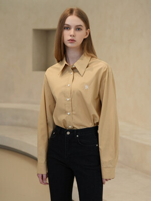 WS-01 BASIC SHIRT_BEIGE