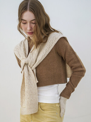 ssorel twist shawl muffler 4colors