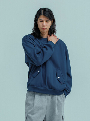 RGDHS FLAP POCKET SWEATSHIRTS 블루