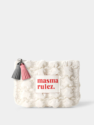 Basic pouch _ Quilting Ivory