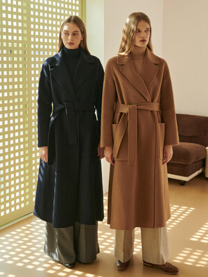 Cashmere Handmade Outpocket Coat [2 Colors]