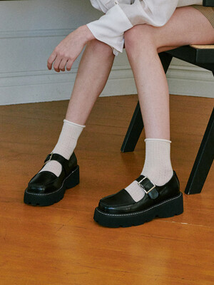 ljh70pu80 buckle maryjane paltform loafer _ 2colors