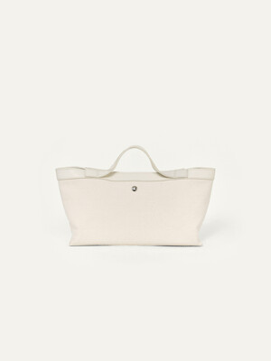 Posell Canvas Tote Bag Raw-White (S)