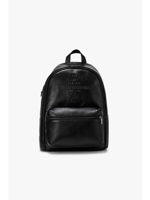 AX남성 엠보싱 로고 그레이니 백팩A414370003 블랙