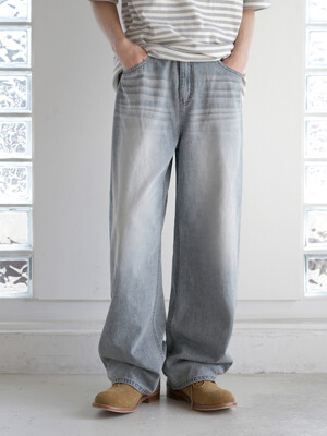[-6cm 숏버전 추가] M260 WIDE DENIM PANTS_LIGHT BLUE