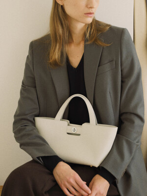 [앨펑 PICK] time tote bag small ivory