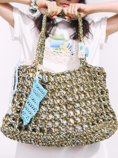 MISU A BARBE☆FURRY BAG ROUNDY MISU A BARBE] 미수아바흐브 FURRY BAG_mint | 브랜드 중고거래
