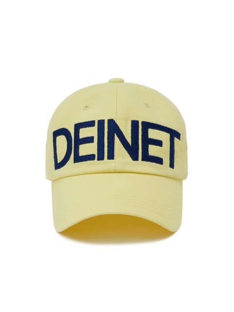 韓国 人気 キャップ[DEINET] DEINET LOGO PIPING VINTAGE CAP 다이닛]DEINET LOGO PIPING VINTAGE CAP IN CHARCOAL