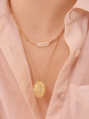 LARGE COIN NECKLACE (DEESSE A)_NZ0969