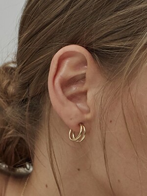 Two lines earring