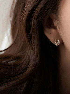 moissanite flower earrings Ⅱ