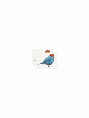 Business Bird 타투스티커 페어 2매