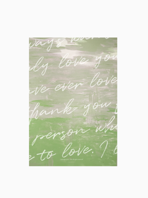 TBA 포스트카드 artworks -  love love 023