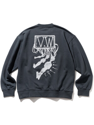 DWMU OVERSIZED SWEAT SHIRTS MFTCR002-DG