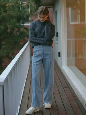 CORDUROY WIDE PANTS_SKY BLUE