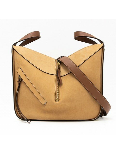 럭셔리백 - 로에베 (LOEWE) - 22FW 로에베 해먹 아나그램 밀크 웜 데저트 토트백 A538S35X502768