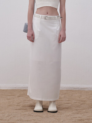 Classy Maxi Skirts_White