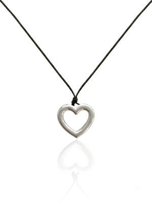 [단독] white love strap necklace (Silver 925)