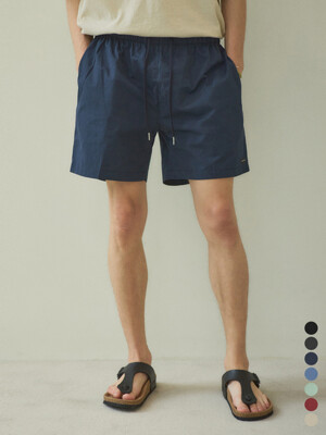 unisex basic cotton banding shorts(7col)