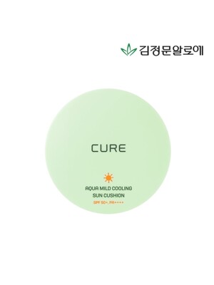 [김정문알로에] 큐어 아쿠아 마일드 쿨링 선쿠션 25g 시즌3