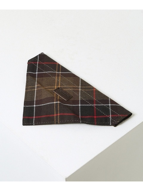 반려동물 - 바버 (BARBOUR) - 베이지 Classic Tartan 반다나 S-M (URMJ3F909MU)