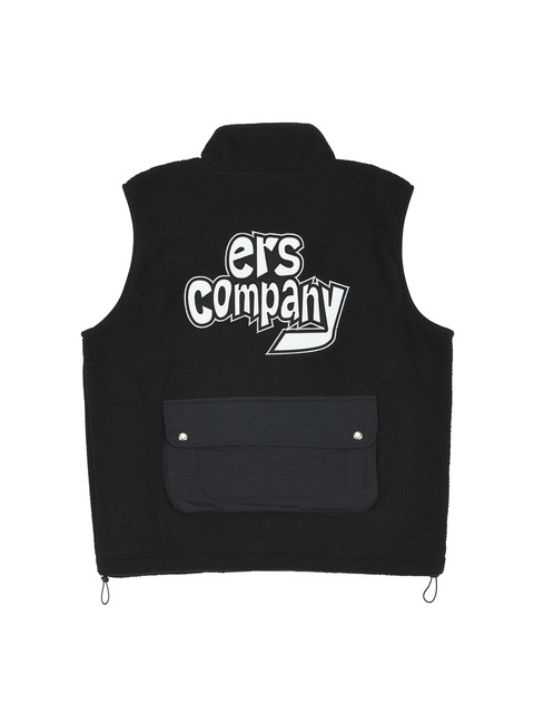 아우터,아우터 - 이알에스코 (ersco) - fleece back pocket vest_BLACK