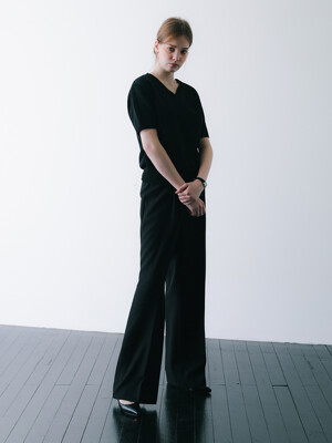 Will Wide Slacks Black