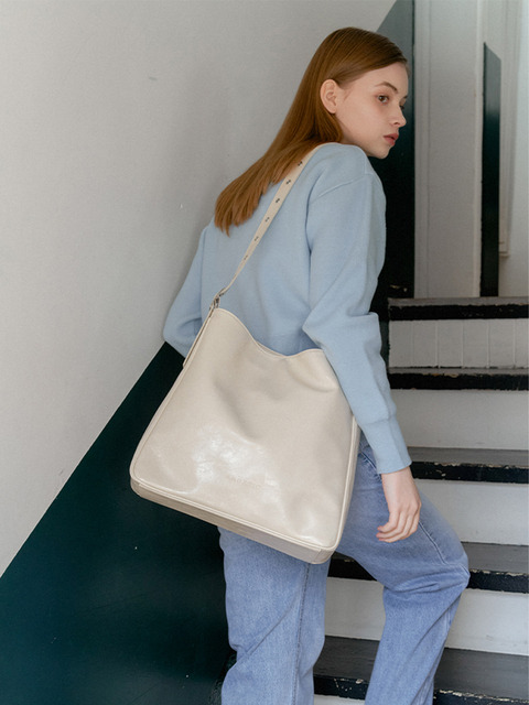 아노에틱]ANC LOGO TINY TOTE BAG_IVORY