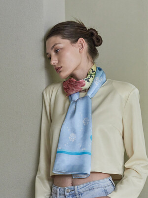 Anamaison lager Rectangle Silk Scarf [PM-1408]