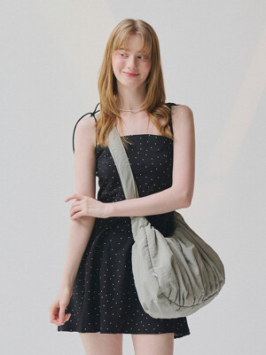 Large Croissant Cross Bag Earl Grey