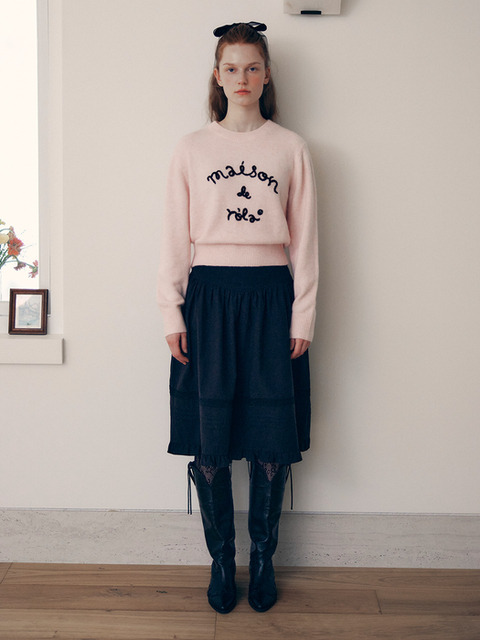 rolarola★韓国人気★PLEATS PANTS SKIRT_全2色★SK-20161 로라로라](SK-20161) PLEATS PANTS SKIRT NAVY