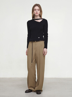 Semi Wide Trousers SW4AL832-92