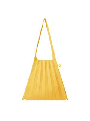 Lucky Pleats Knit M Emoji Yellow
