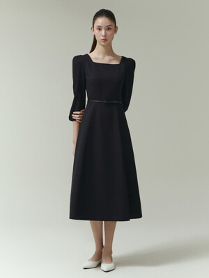 잇미샤 벨티드 스퀘어넥 원피스 ITP2YOP770 (2COLOR)