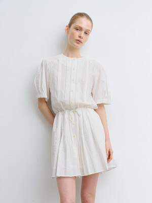 TFR PINTUCK MIDI DRESS_2COLORS