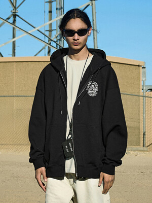 플루크 NYC 크랙 워크웨어 후드 집업 티셔츠 FZT1032-Z / 2color