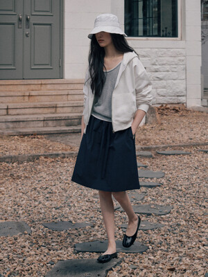 BOTHELL MIDI SKIRT_NAVY